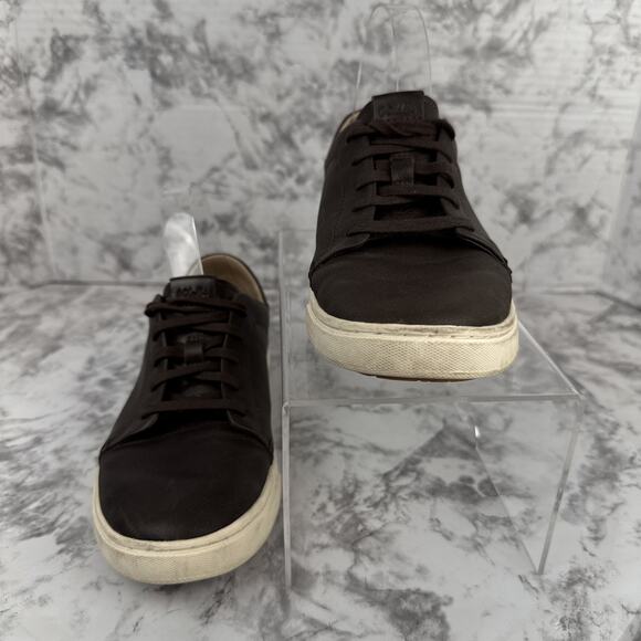 Olukai Women's Pehuea Li Ili Brown Leather Convertible Sneaker Size US8 / EU38 - Picture 2 of 10